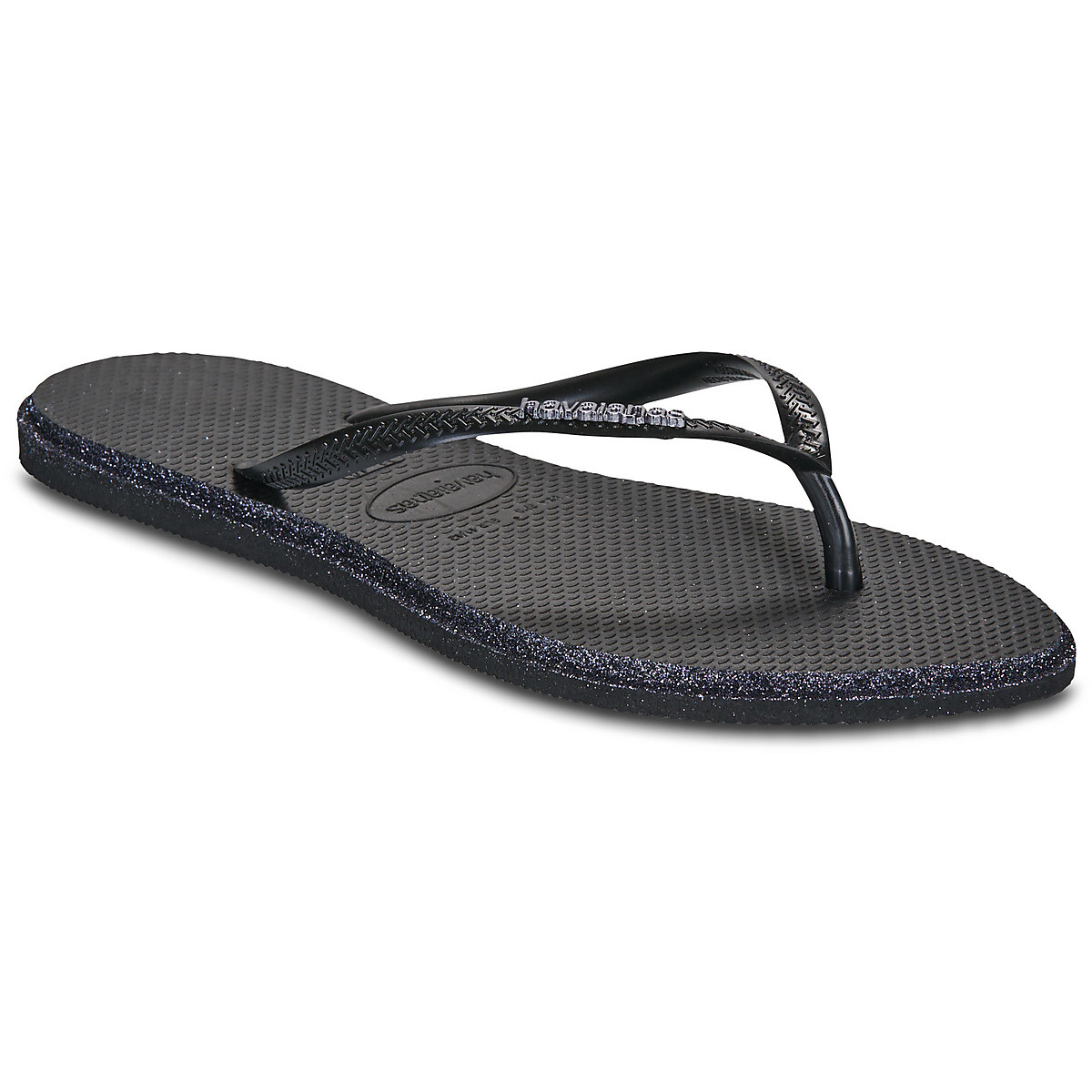 Havaianas  SLIM POINT GLITTER  Černá