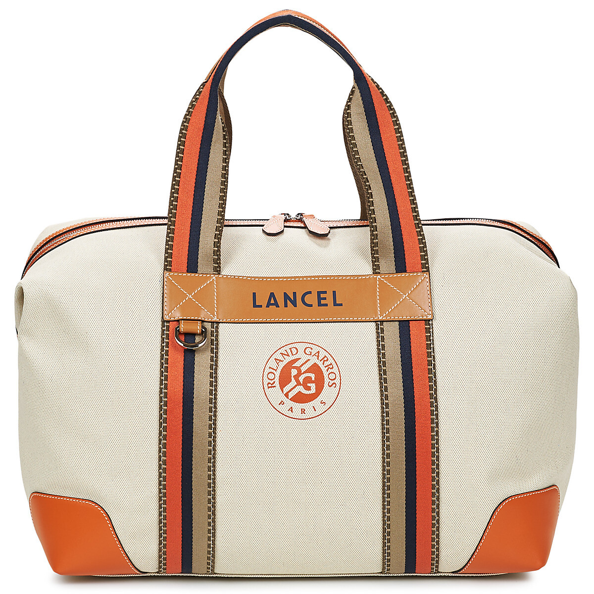 Lancel  LANCEL x ROLAND GARROS WEEKEND BAG  ruznobarevne