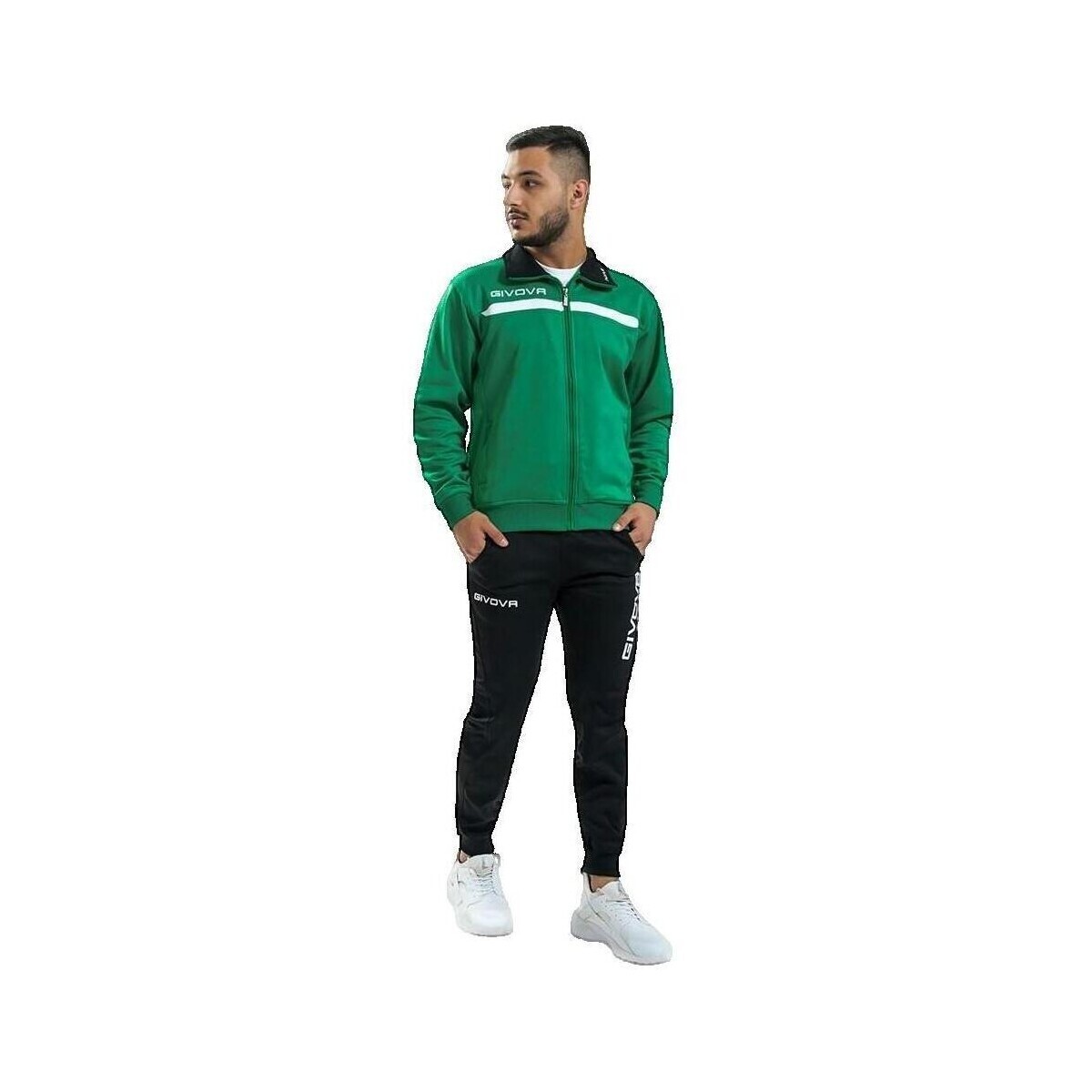 Givova  Ensemble enfant  Tuta One vert et noir  Zelená