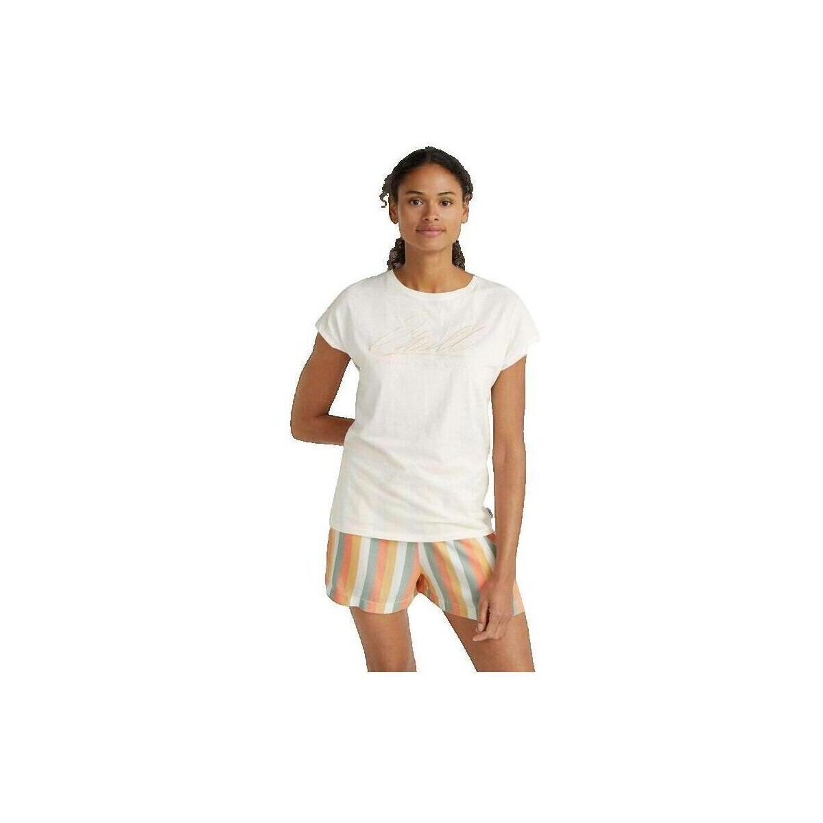 O'neill  T-shirt O'Neill Signature Essentials blanc  Bílá