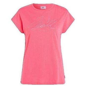 O'neill  T-shirt  Signature Essentials Rose  Růžová
