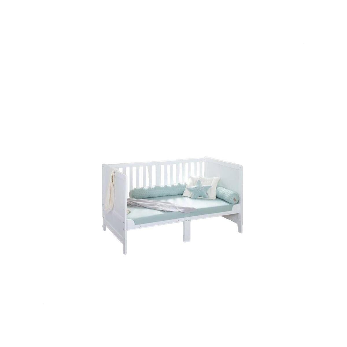 Roba  Lit bébé  Easy Sleep évolutif blanc  Bílá