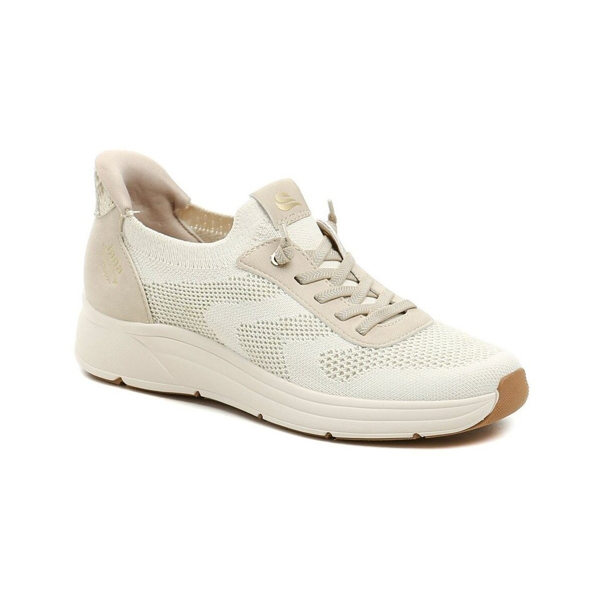 Jana  8-23777-46 béžové dámské Slip-in polobotky  Béžová
