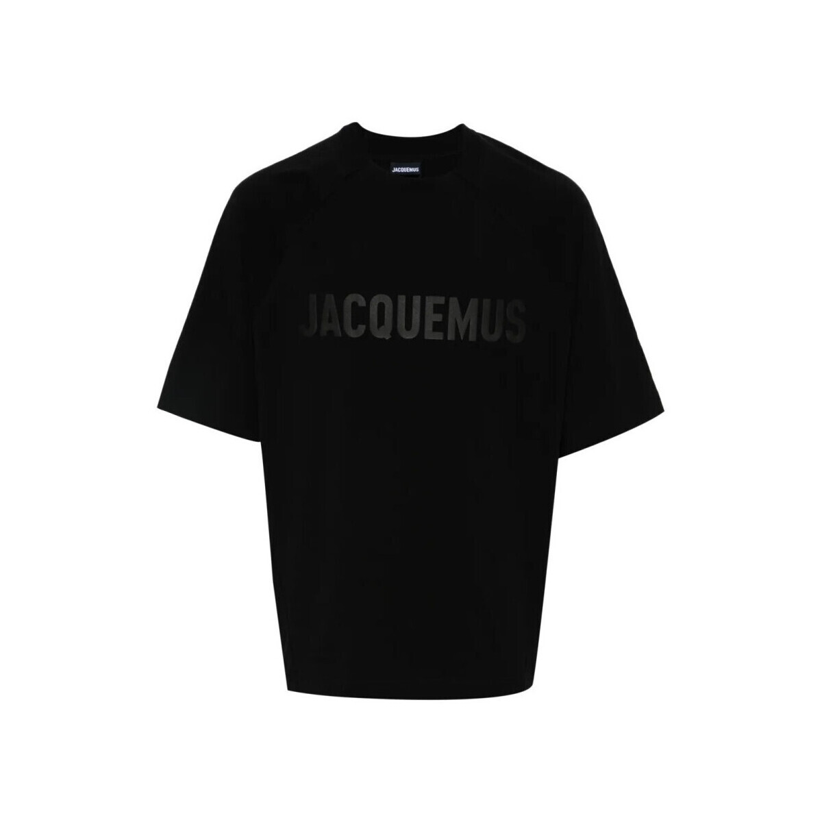 Jacquemus  LE T-SHIRT LE TYPO BLACK  Černá