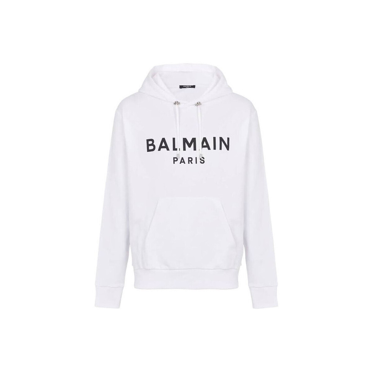 Balmain  HOODIE YH1JR002 BB65 WHITE  Bílá