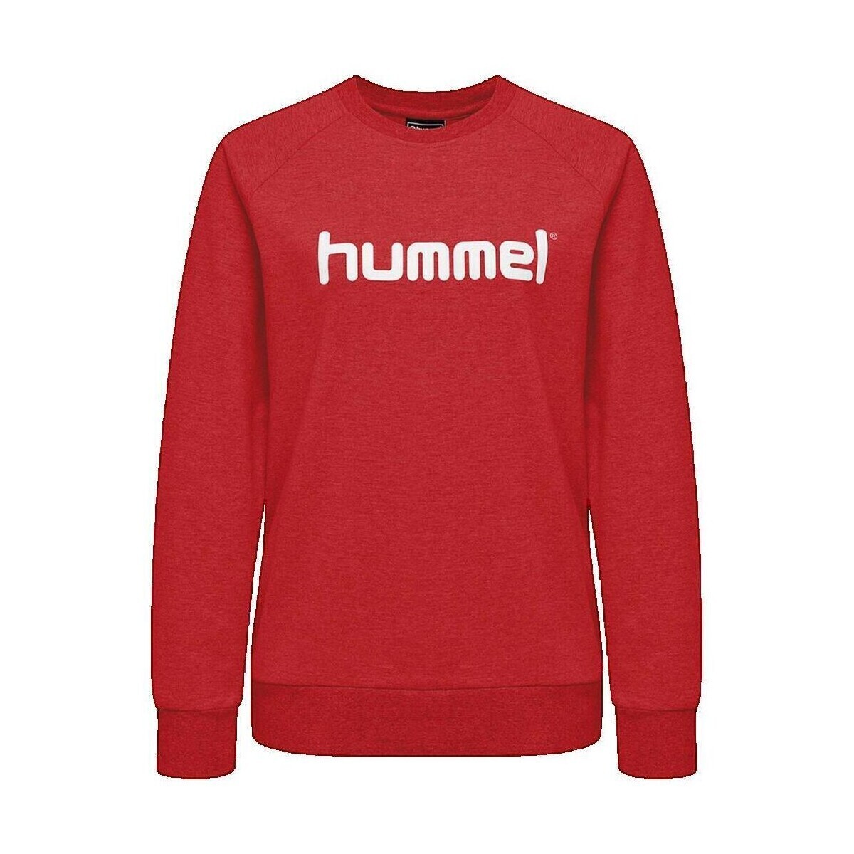 hummel  Sweatshirt  Go Cotton Logo  Červená