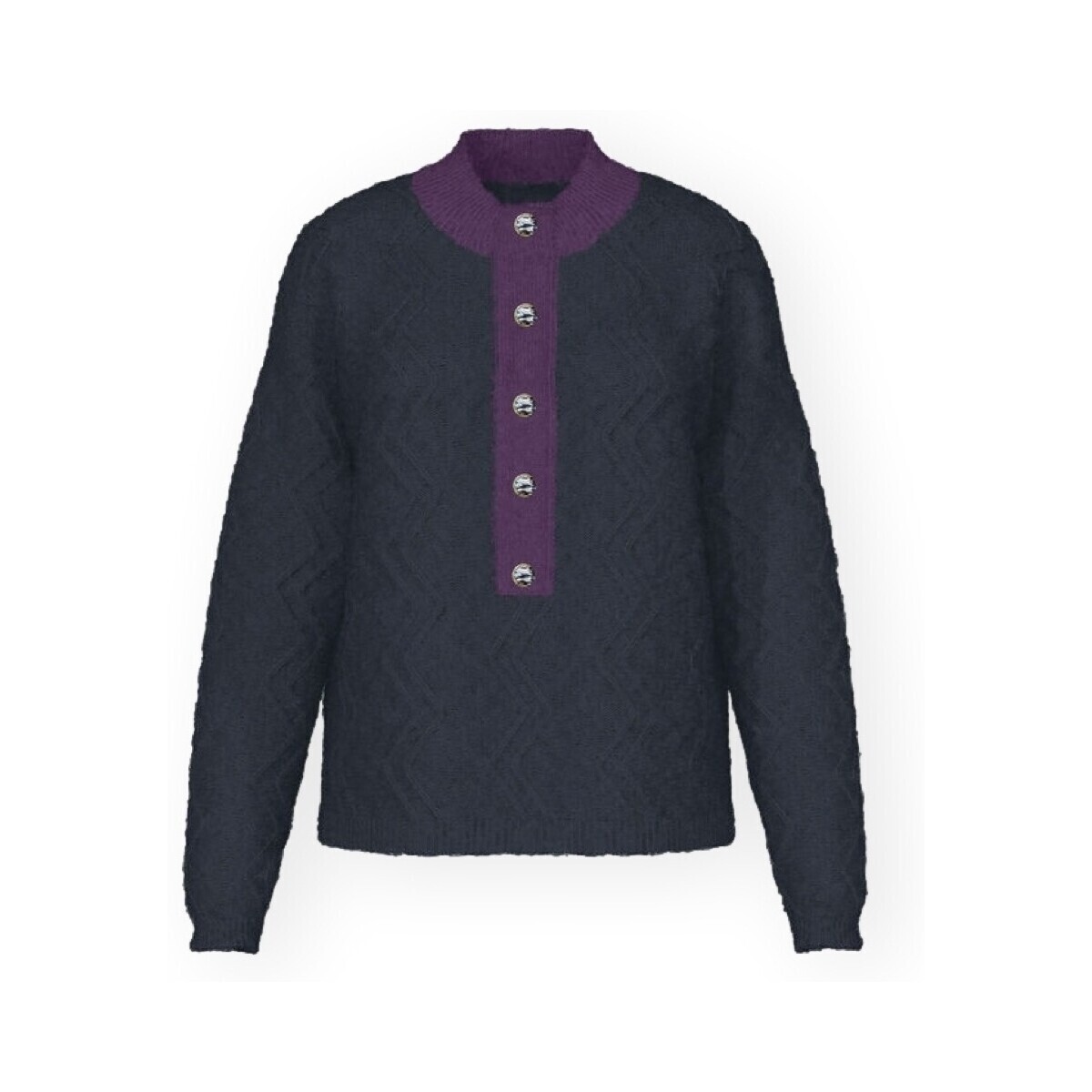 Vila  Chino Cardigan - Total Eclipse  Fialová