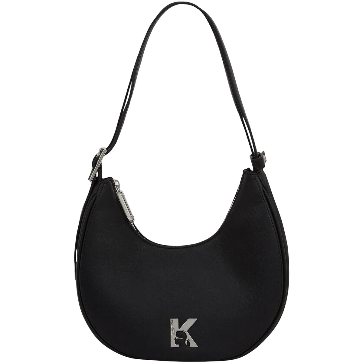 Karl Lagerfeld  KLJ K Logo Halfmoon Bag B2W30126  Černá