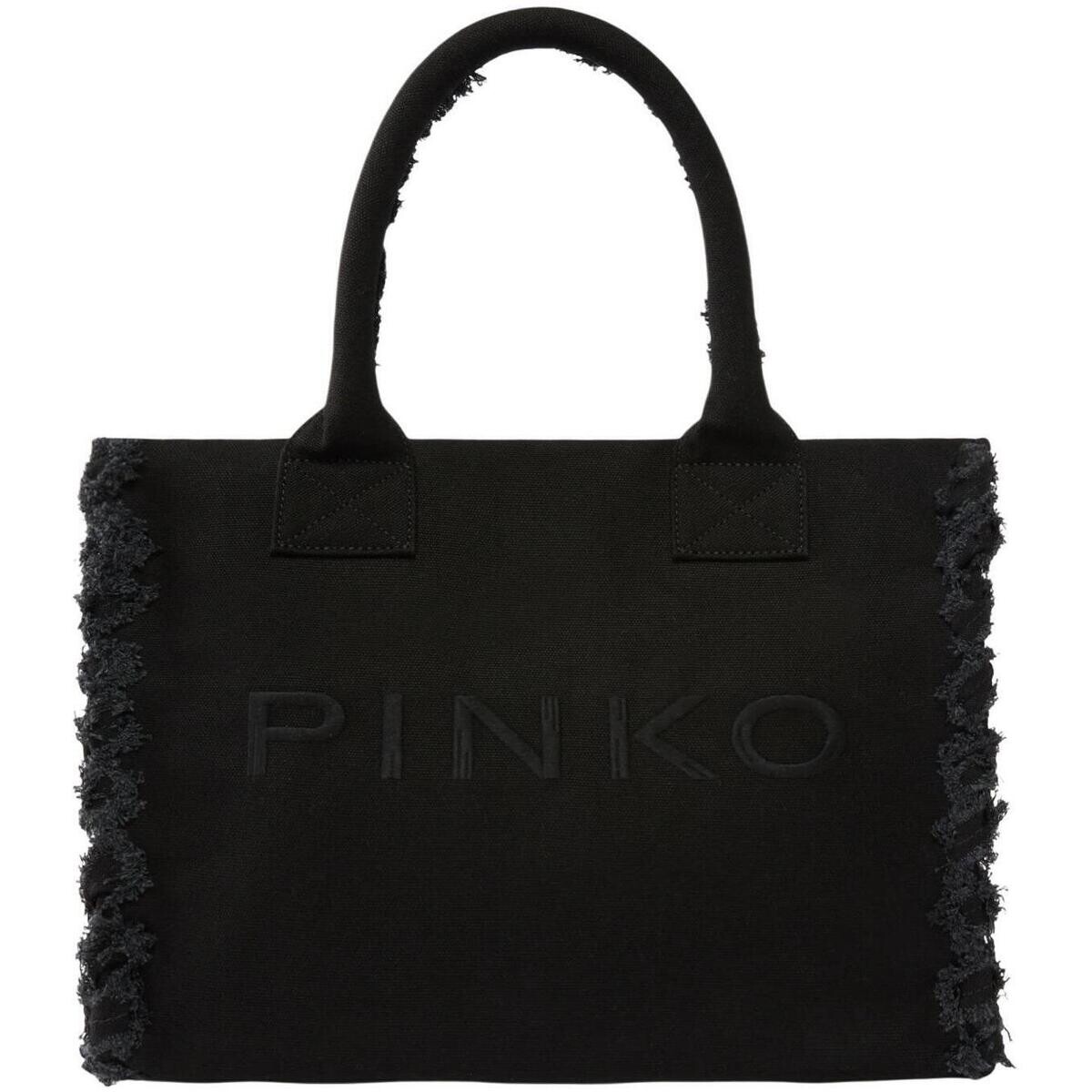 Pinko  BEACH SHOPPER CANVAS 106673 A3A4  Černá