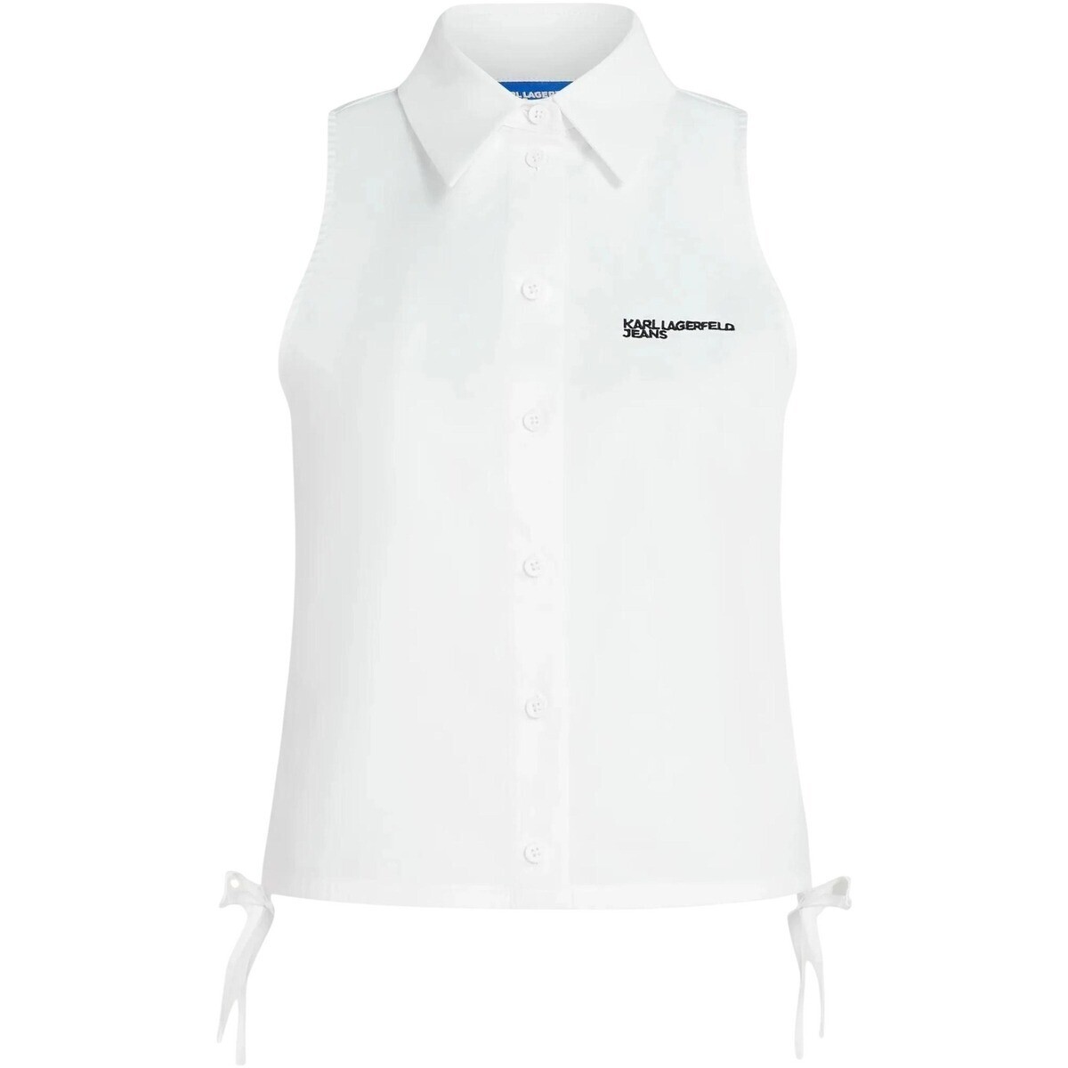 Karl Lagerfeld  KLJ Sleeveless Blouse B2W11020  Bílá