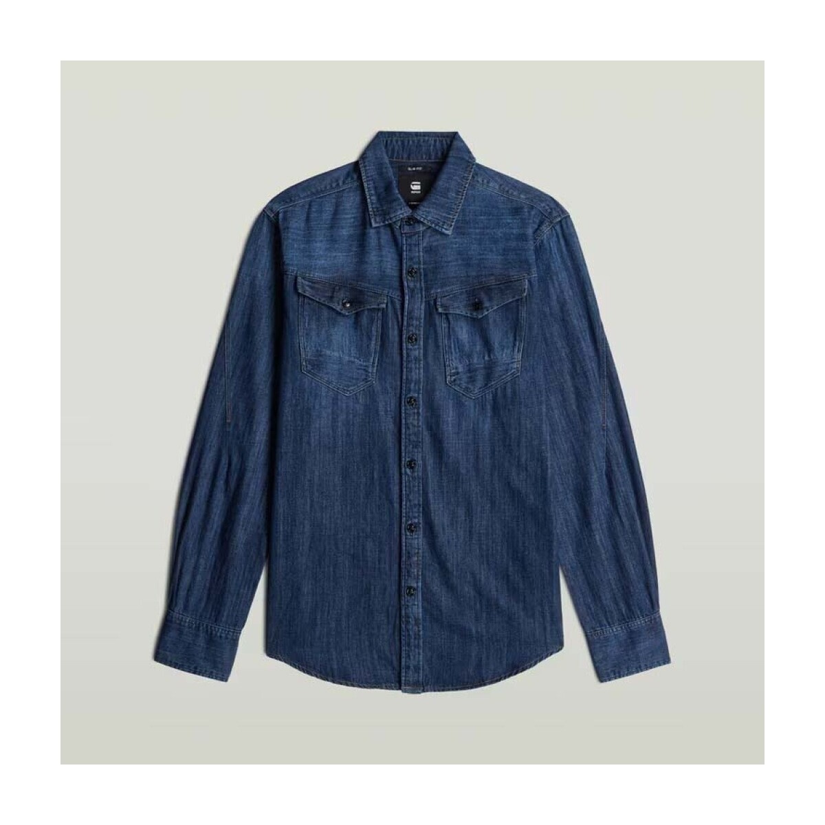 G-Star Raw  Camisas Hombre Modèle D17431 D831  Modrá