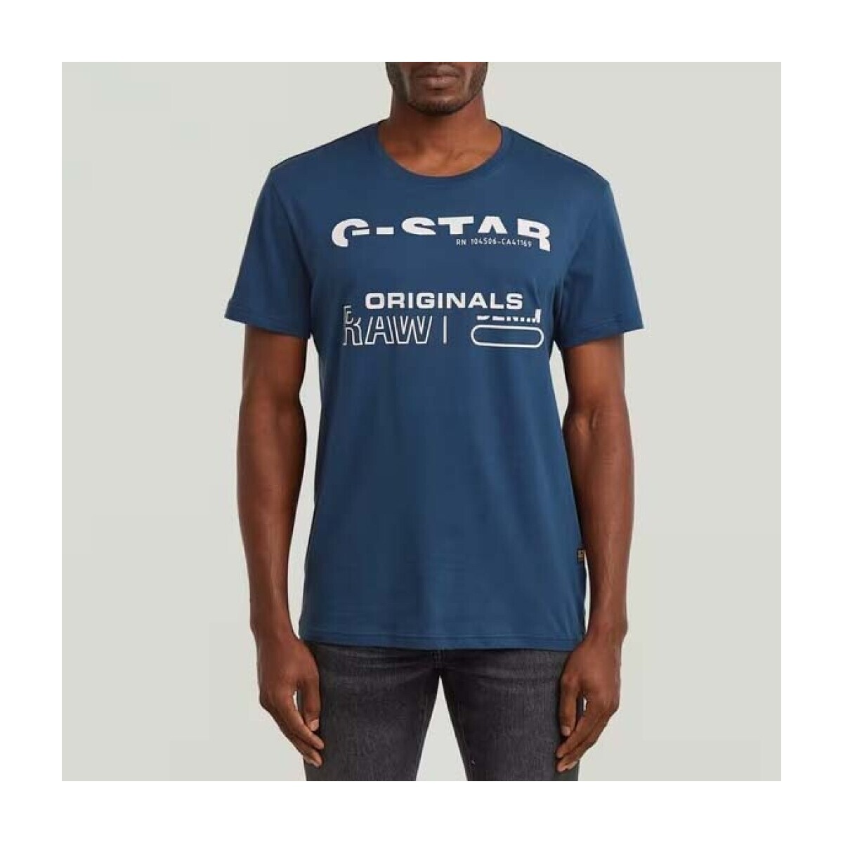 G-Star Raw  Camisetas Hombre Modèle D29501 8415  Modrá