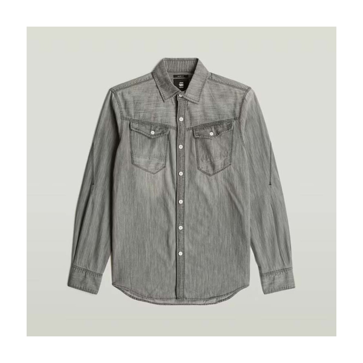 G-Star Raw  Camisas Hombre Modèle D17431 D018  Šedá