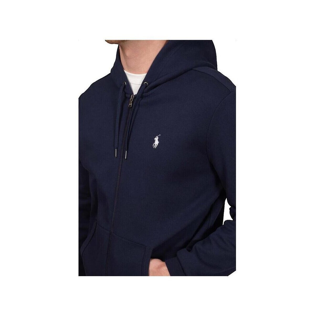 Ralph Lauren  Sweatshirt  zippé à capuche bleu marine  Modrá