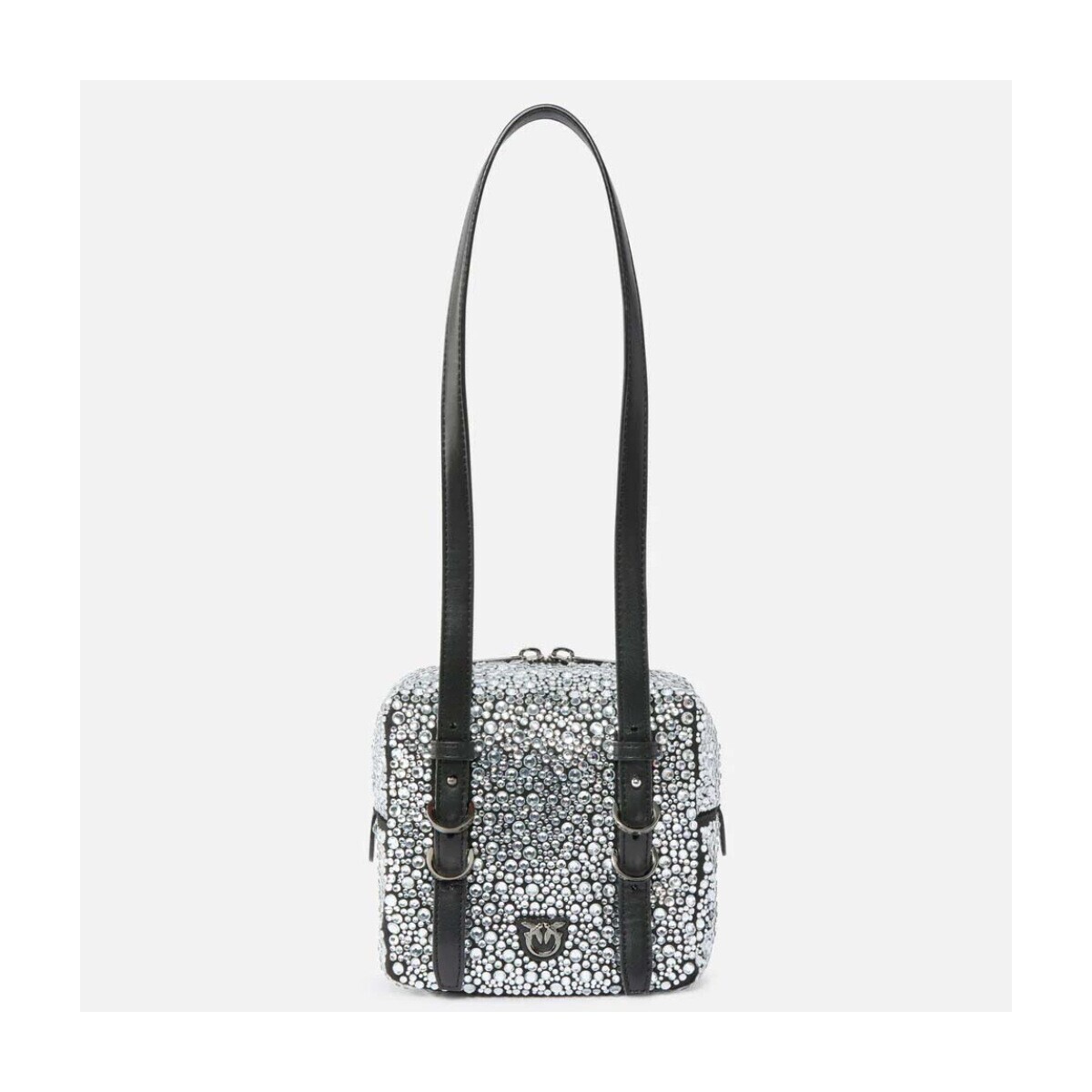 Pinko  Bolsos Mujer Modèle Cubic Bag Full  Stříbrná