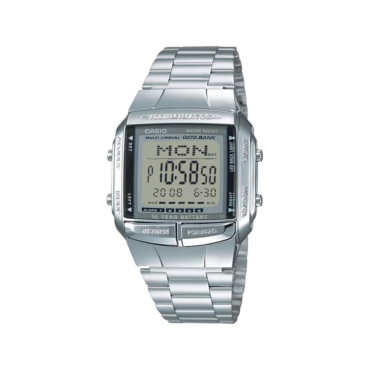 Casio  db3601a  Stříbrná