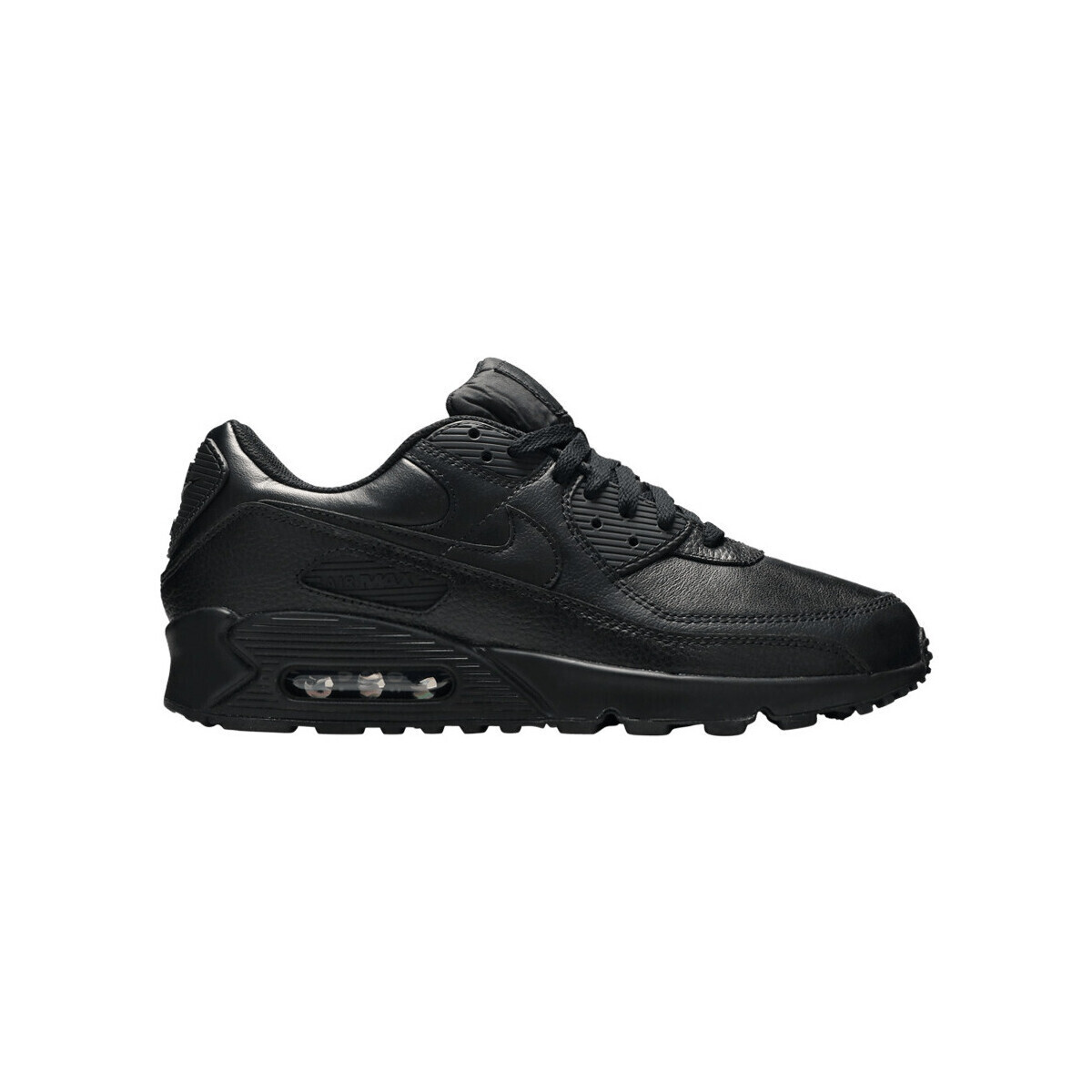 Nike  Air Max 90 Leather Triple Black  Bílá