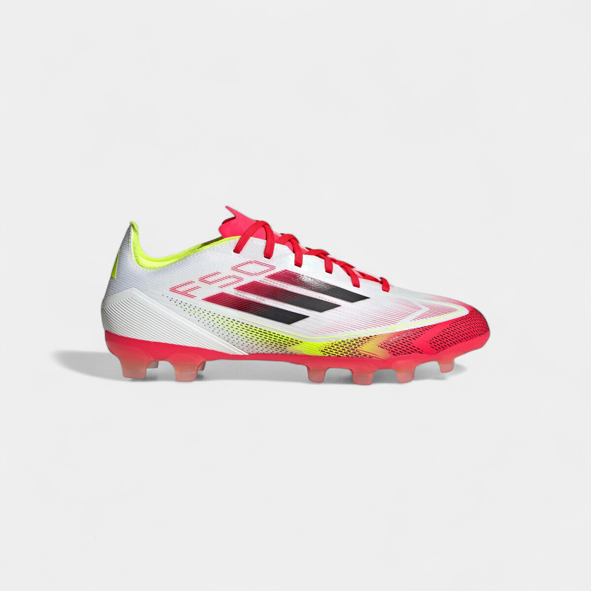 adidas  F50 Pro MG Cloud White Core Black Solar Yellow  Bílá
