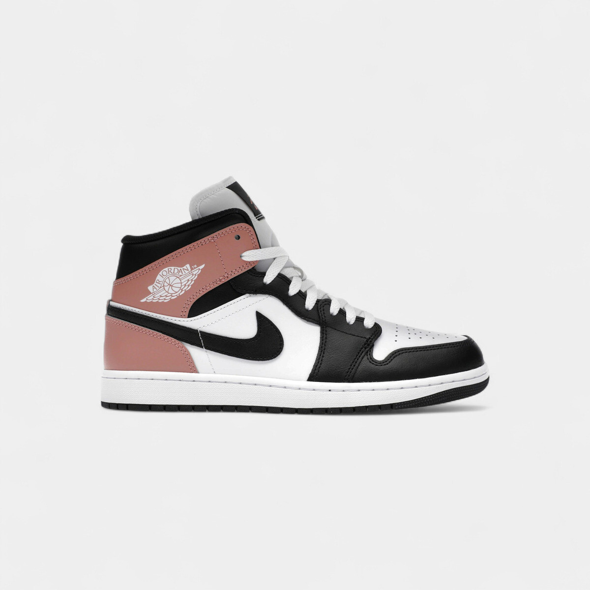 Nike  Jordan 1 Mid White Rust Pink Black  Růžová