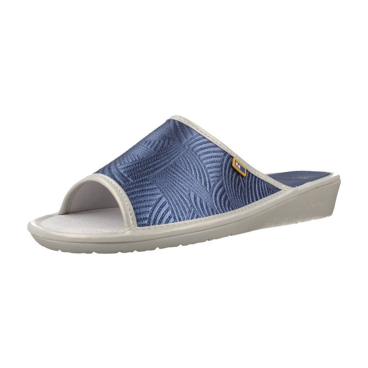 Nordikas  Zapatillas Hogar Mujer Modèle Metalizado Top Line  Modrá