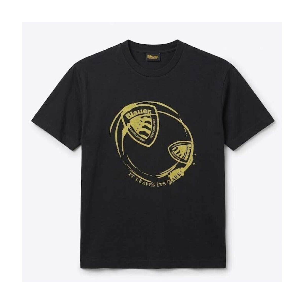 Blauer  Camisetas Hombre Modèle Heldun  Černá