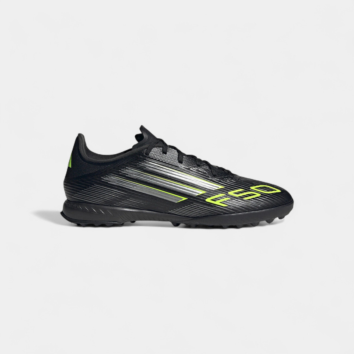 adidas  F50 League Turf Core Black Iron Metallic Lucid Lemon  Bílá