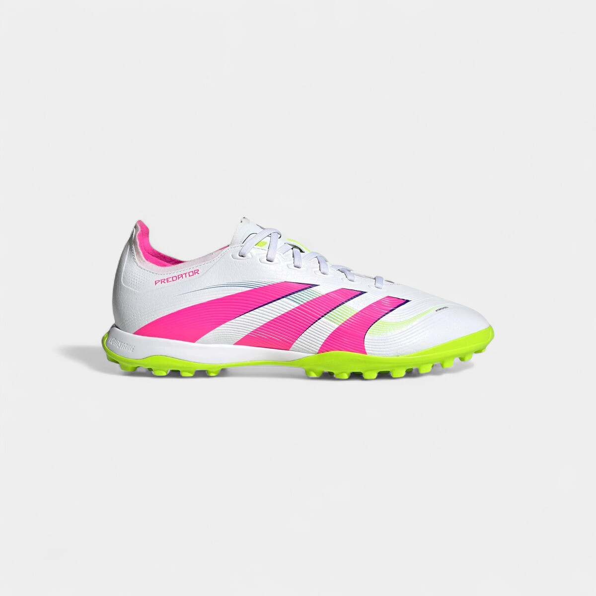 adidas  Predator League Turf Cloud White Lucid Pink Lucid Lemon  Červená