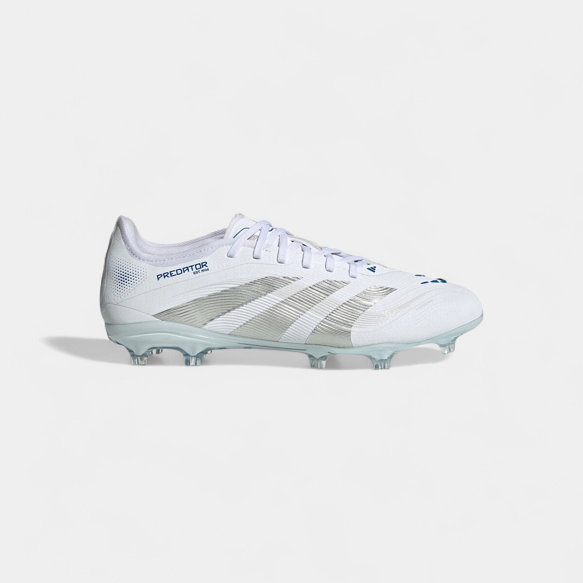 adidas  Predator Pro FG Cloud White Silver Metallic Bright Royal  Červená