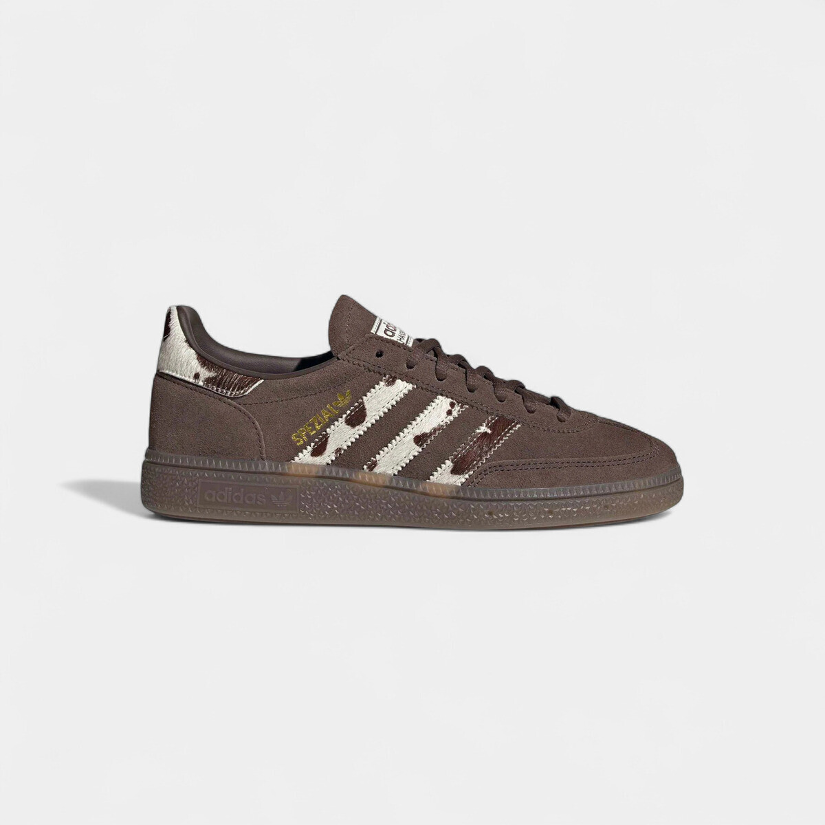 adidas  Handball Spezial Brown Cow Stripes (Women's)  Hnědá