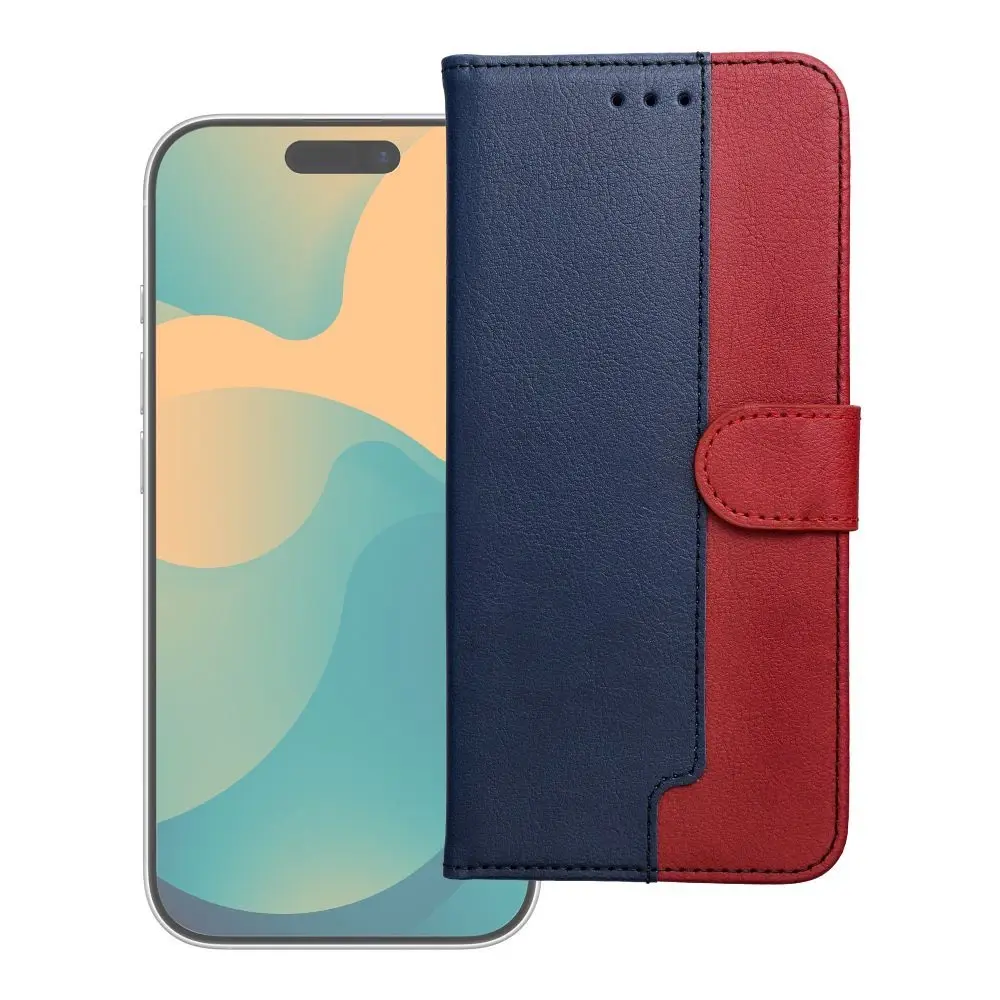 Split Book case for SAMSUNG S26 navy red