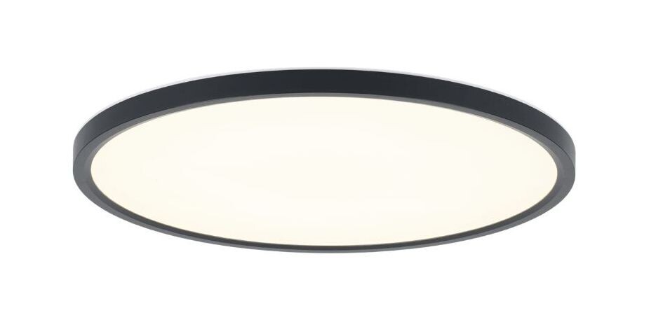Rabalux Antracitové stropní LED svítidlo Lautrec 400mm 24W IP44 CCT 75084