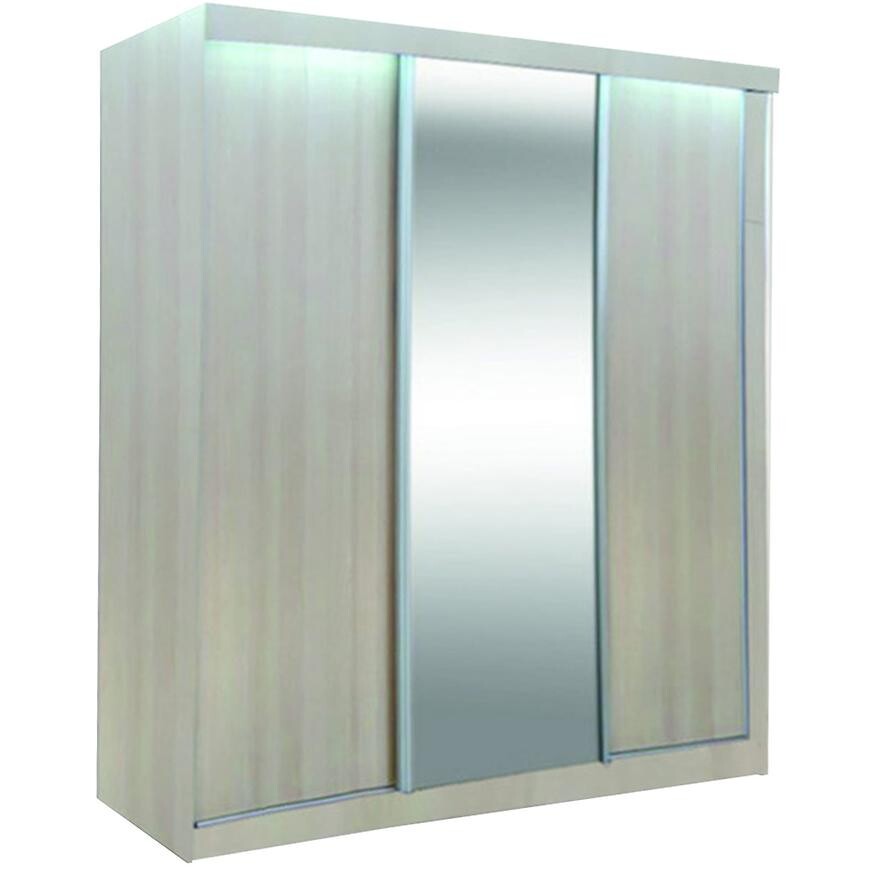 Skříň Brado 205 cm Dub Sonoma + led