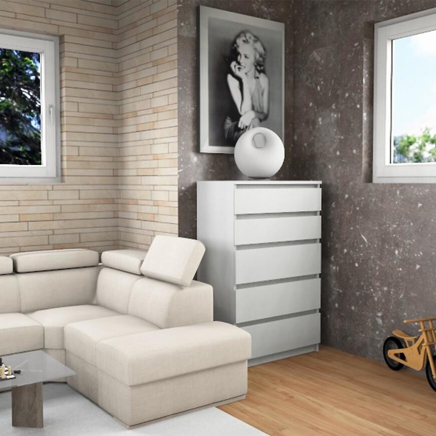 Komoda Pari 70cm Bílá