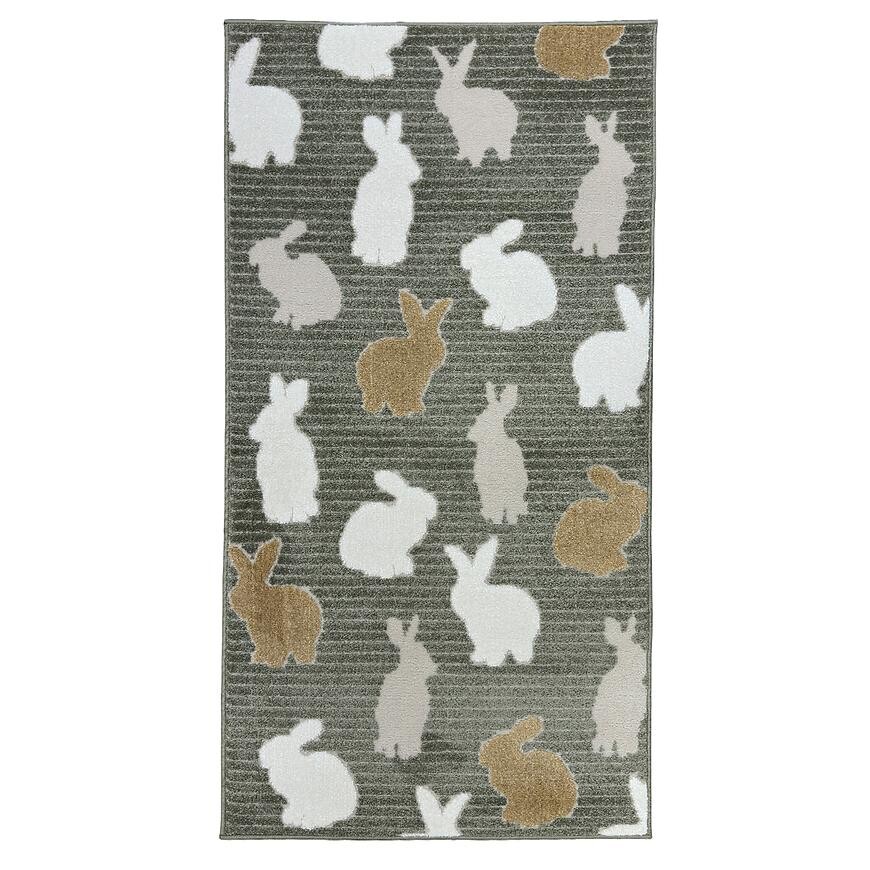 Koberec Step Kids 0,8/1,5 A3623a krémový/zelený