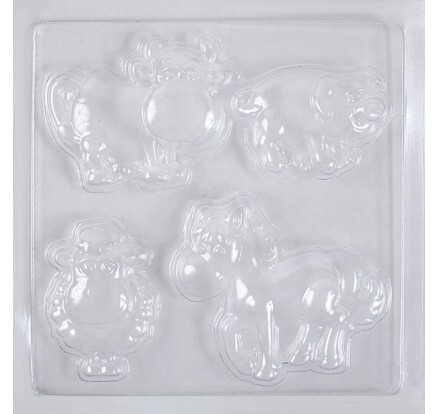 Playbox Formy pro modelování - kráva, prase, kůň, ovce - 2471460