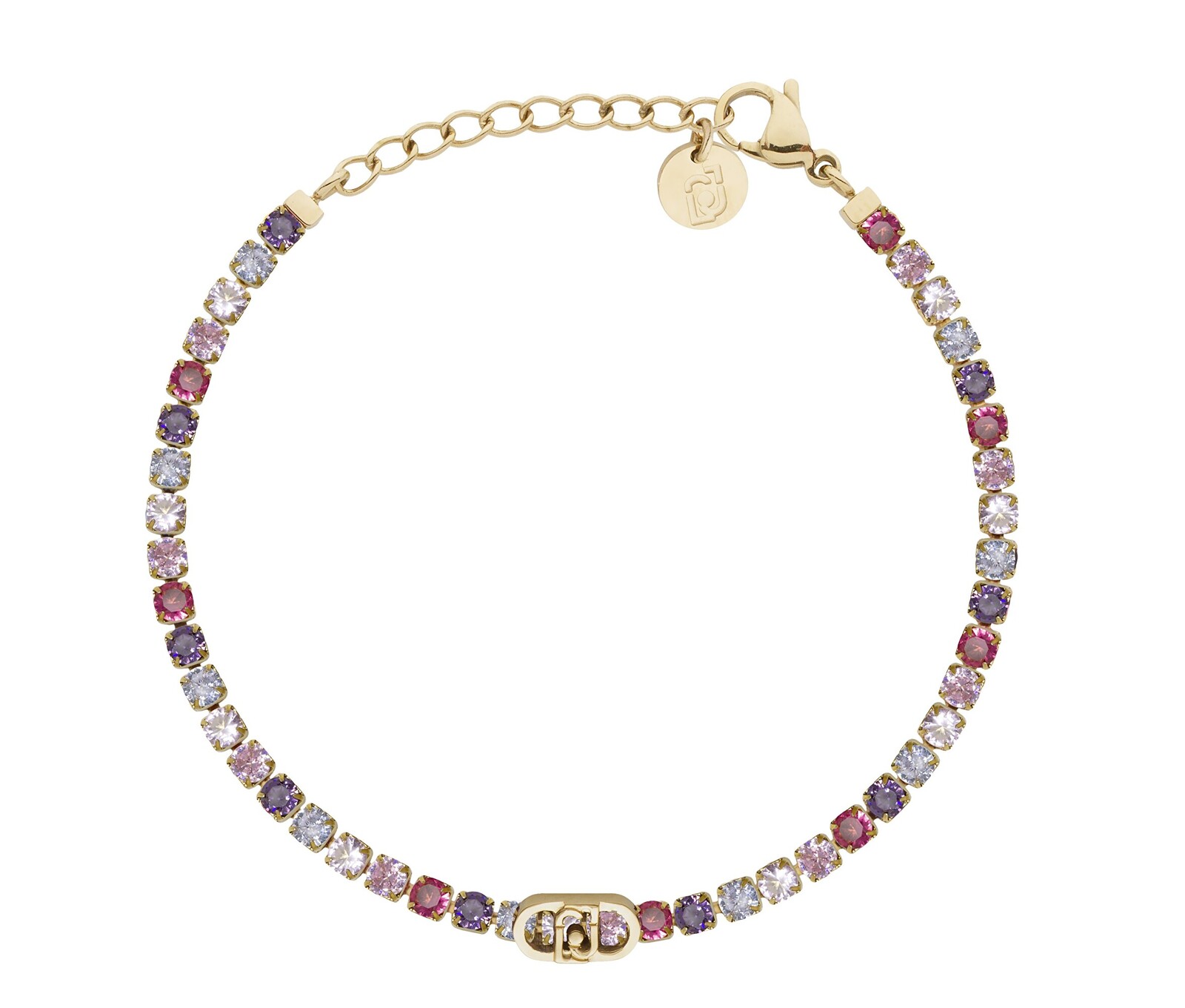 Liu Jo Tenisový náramek s barevnými krystaly Stones LJ3219