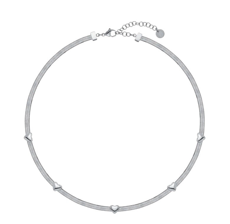 Liu Jo Srdcový ocelový náhrdelník pro ženy Hádek LJ3190