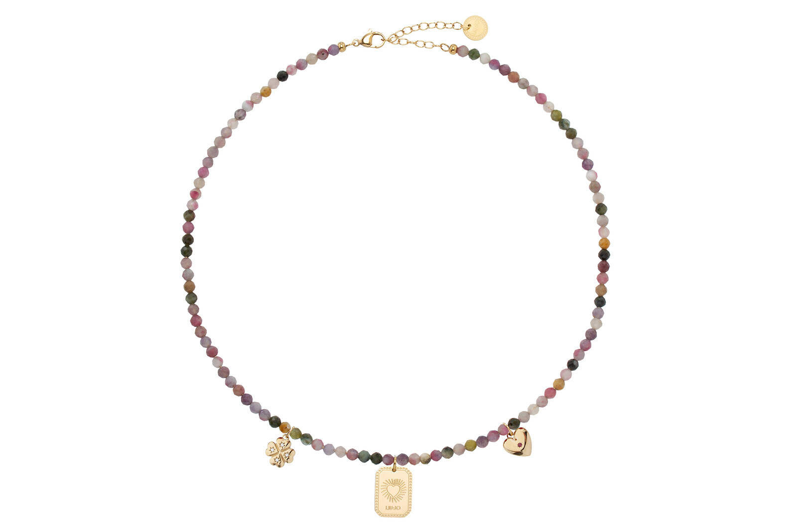 Liu Jo Úchvatný korálkový náhrdelník z oceli Icones LJ3156