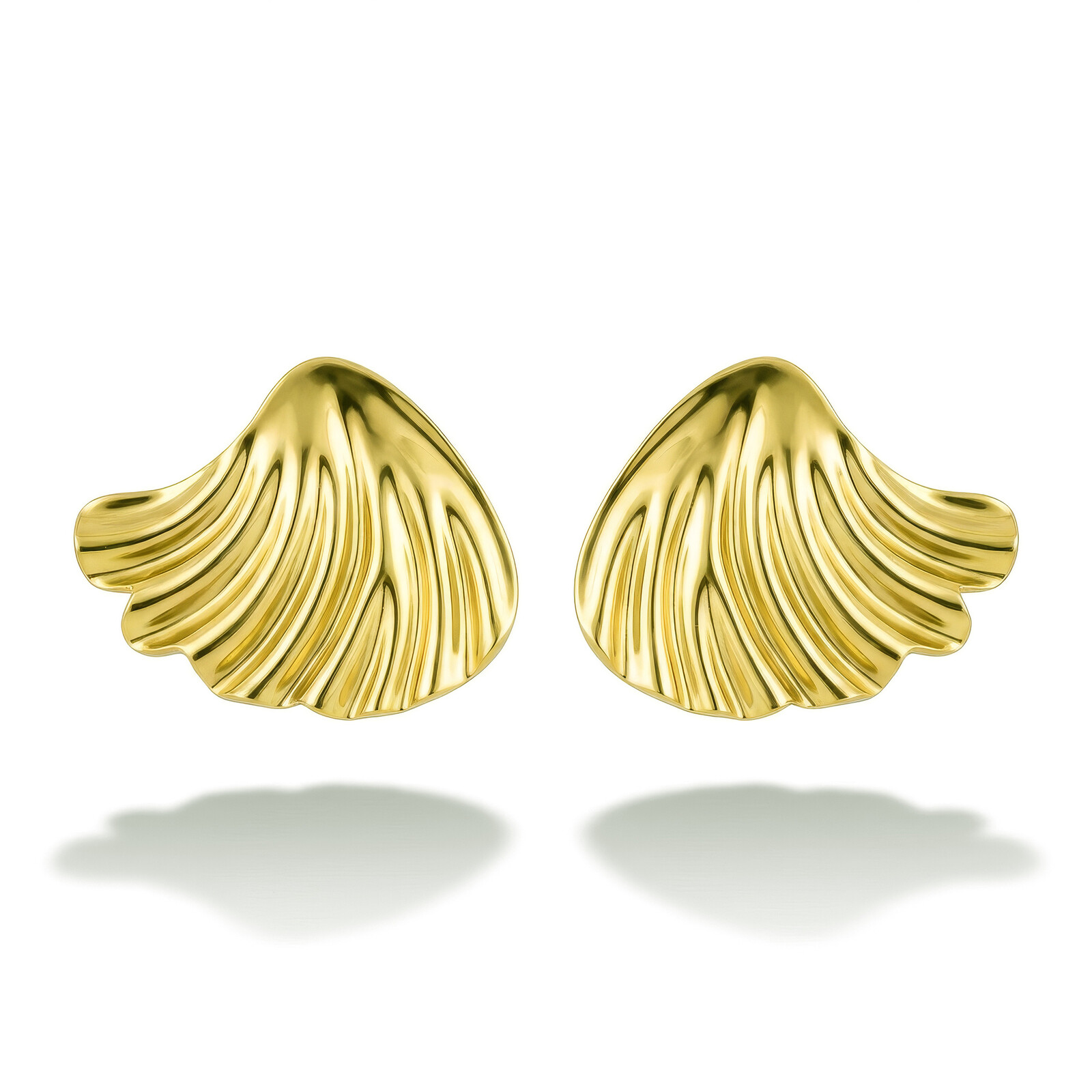 Emily Westwood Nepřehlédnutelné pozlacené náušnice EWE260580G