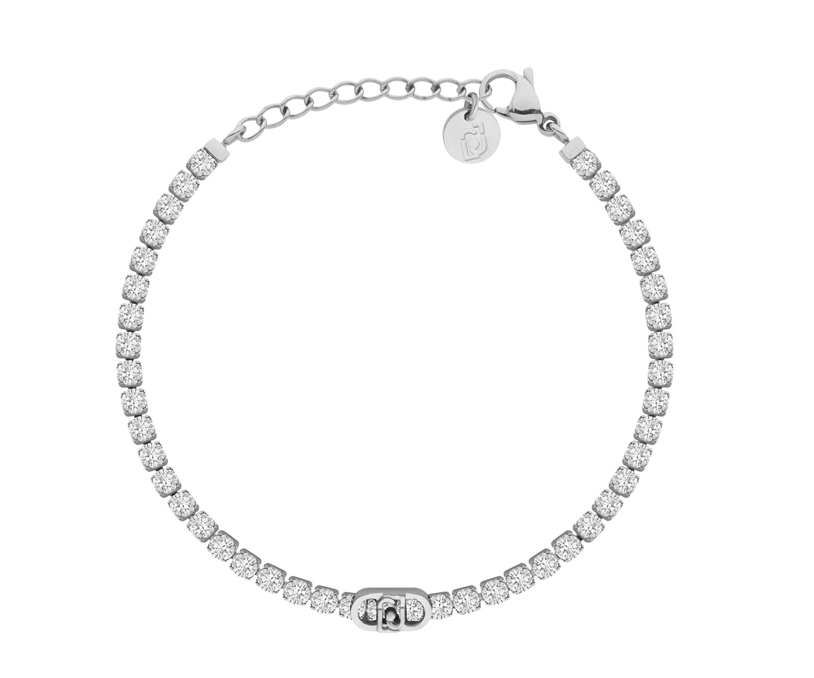 Liu Jo Tenisový náramek s čirými krystaly Stones LJ3215