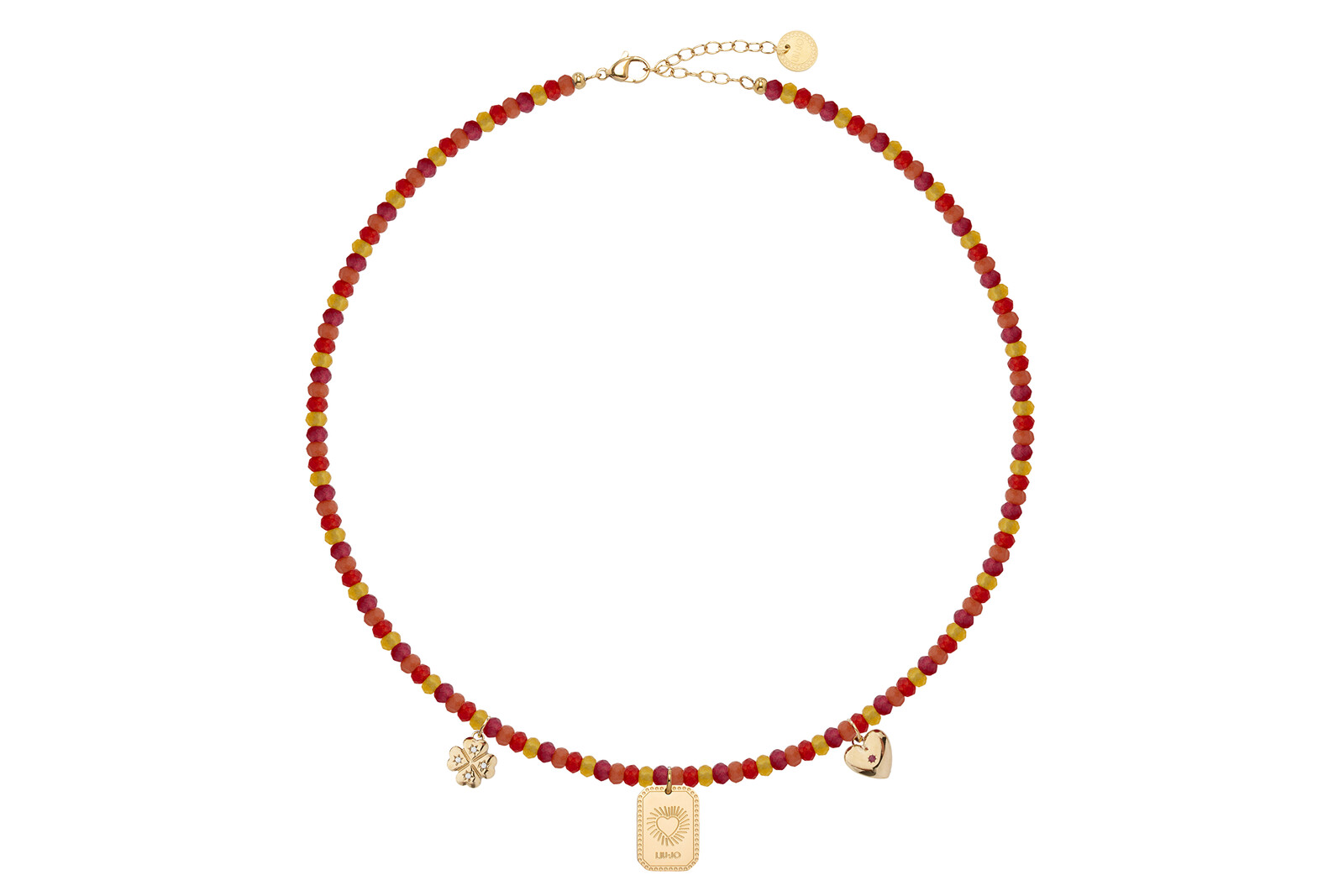 Liu Jo Barevný korálkový náhrdelník z oceli Icones LJ3155