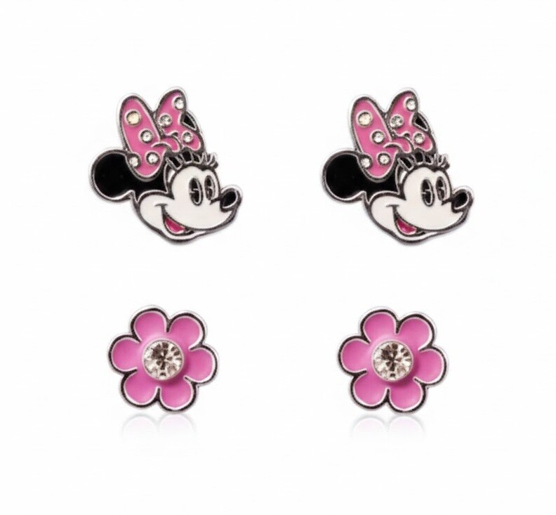 Disney Set náušnic pro dívky Minnie Mouse SF00663SRWL.CS (2 páry náušnic)