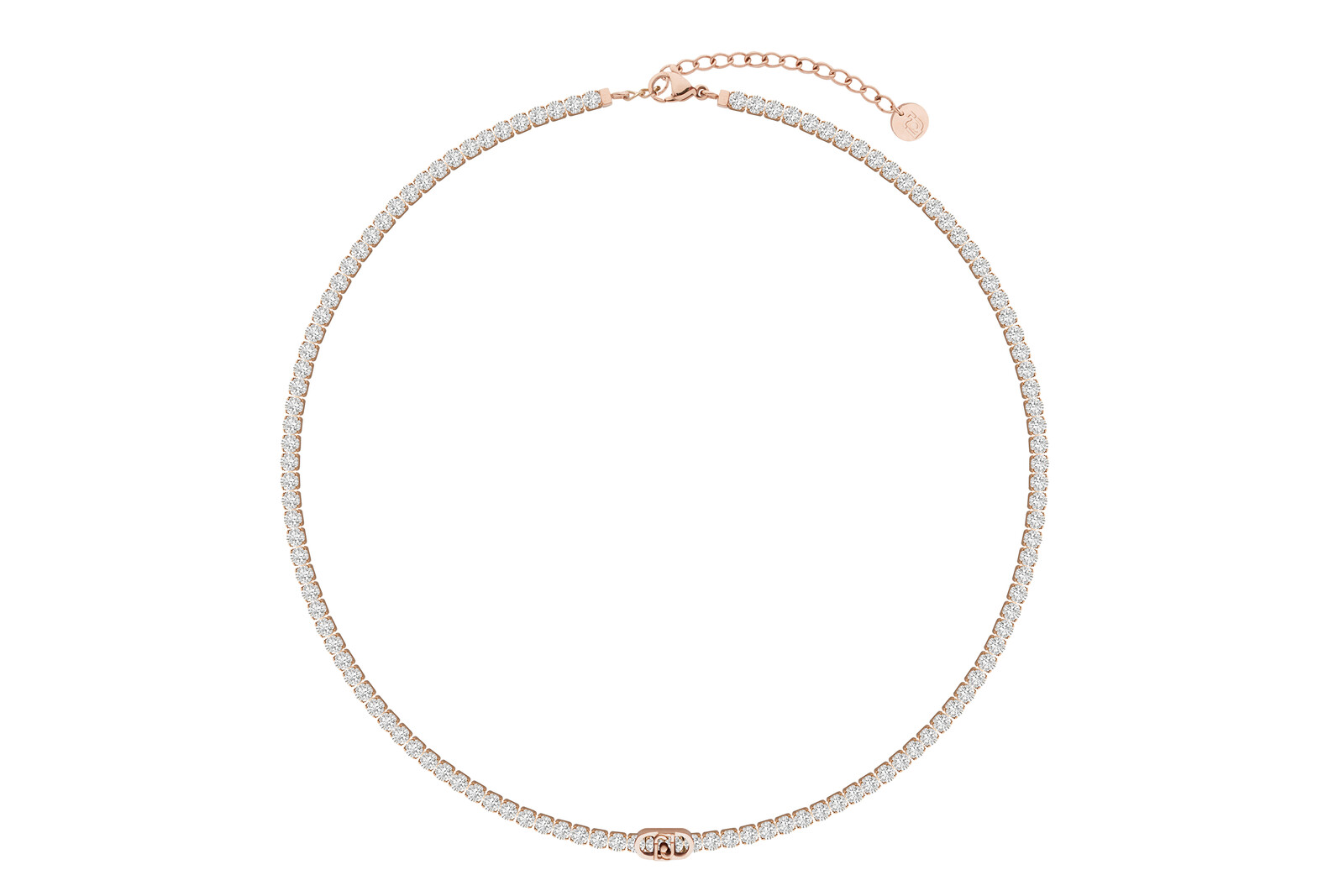 Liu Jo Pozlacený tenisový náhrdelník Stones LJ3212