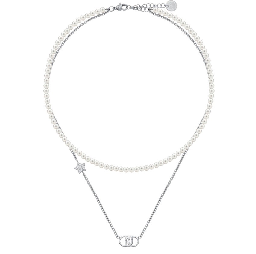 Liu Jo Dvojitý perlový náhrdelník pro ženy Stones LJ3163