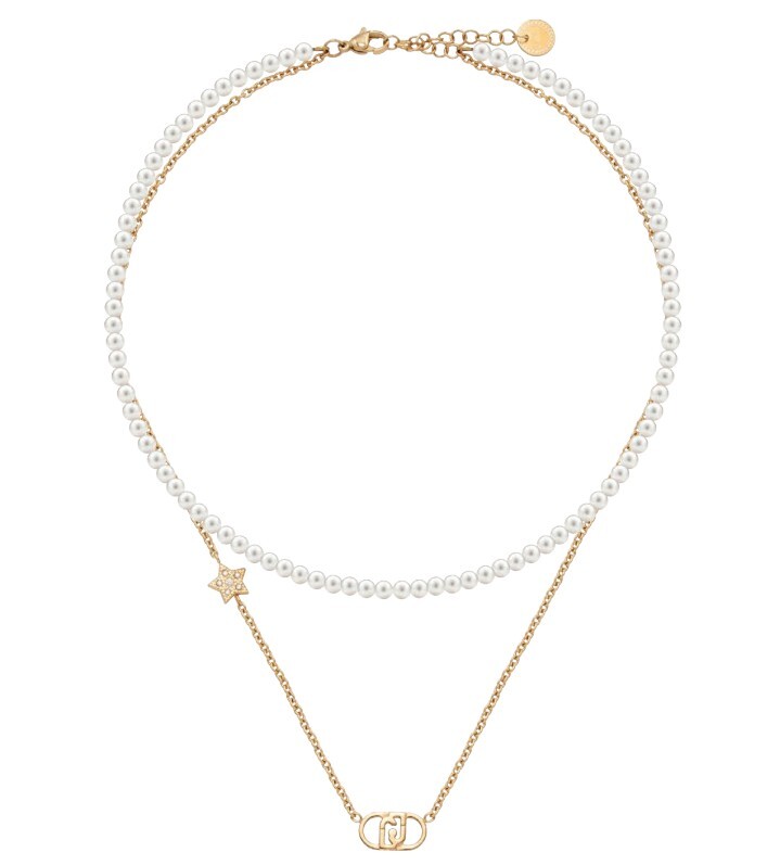 Liu Jo Dvojitý perlový náhrdelník pro ženy Stones LJ3164