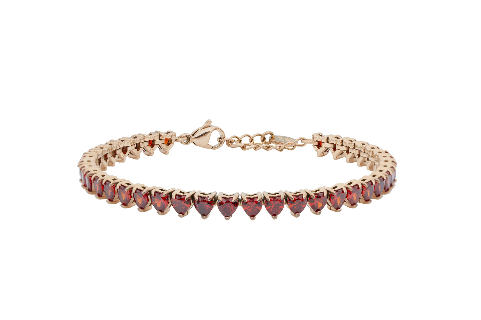 Liu Jo Tenisový náramek s krystaly Srdce Stones LJ3226