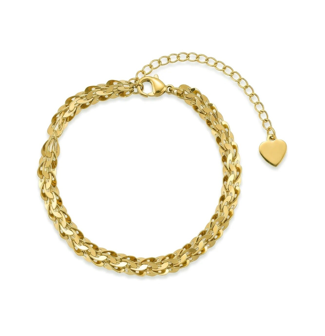 Victoria Walls Stylový pozlacený náramek Elarisse Gold VWB260668G