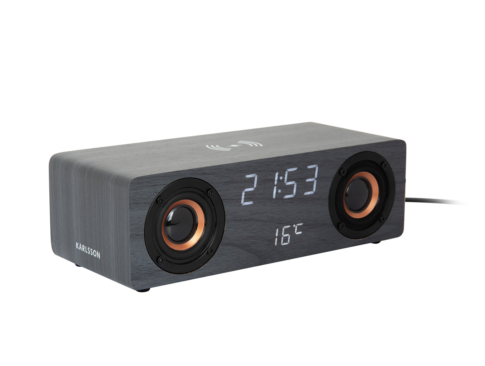 Karlsson Radiobudík s nabíječkou a Bluetooth reproduktorem 6059BK