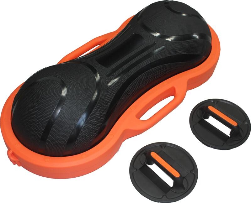 Merc sport AIRSTEP balanční fitness bedýnka 3v1 – nafukovací, s madly a úchyty na kliky