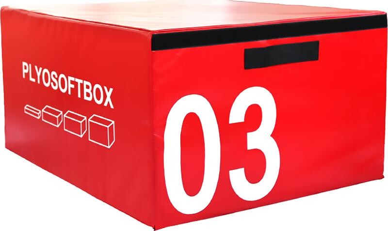 Merc sport Plyometrický box – díl 45 cm červený